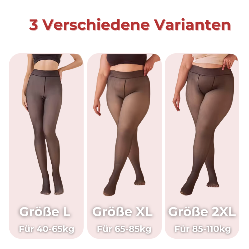 Cozees - Modische Leggings mit kuscheligem Fleecefutter für kalte Tage